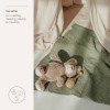 Wiegdeken wafelstructuur - Waffle cotton olive green